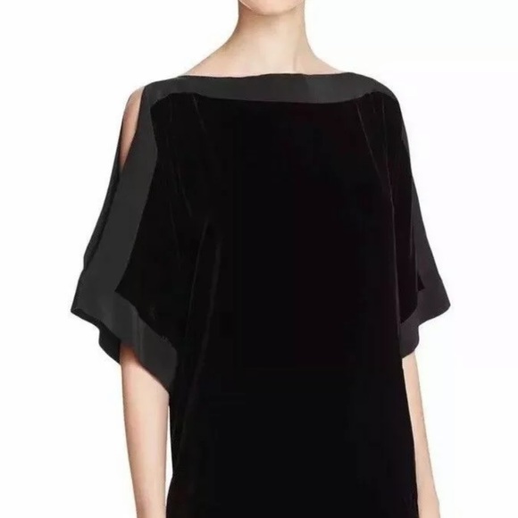 Eileen Fisher Tops - Eileen Fisher black velvet and silk top-NWT